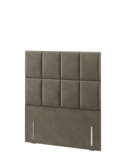 Hypnos Victoria Euro Slim Upholstered Headboard, Small Double - view 2, Derwent Mushroom