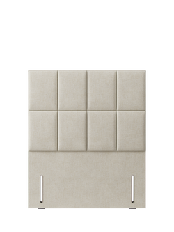 Hypnos Victoria Euro Slim Upholstered Headboard, Small Double, Brooklyn Shell