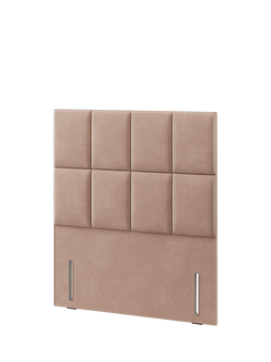 Hypnos Victoria Euro Slim Upholstered Headboard, Small Double - view 2, Atlas Orchid