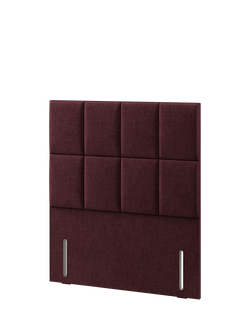 Hypnos Victoria Euro Slim Upholstered Headboard, Double - view 2, Premium Tanzanite