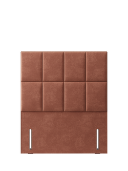 Hypnos Victoria Euro Slim Upholstered Headboard, Double, Foyle Sienna