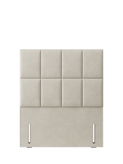 Hypnos Victoria Euro Slim Upholstered Headboard, Double, Brooklyn Shell
