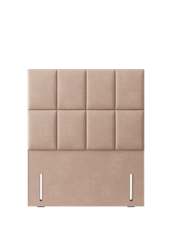 Hypnos Victoria Euro Slim Upholstered Headboard, Double, Atlas Orchid