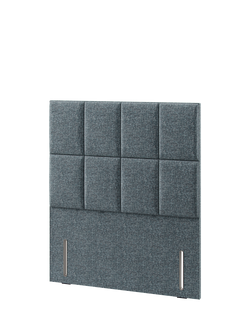 Hypnos Victoria Euro Slim Upholstered Headboard, Double - view 2, Arvalli Storm