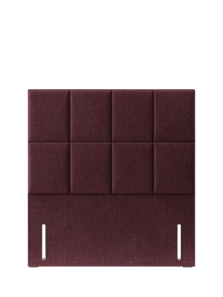 Hypnos Victoria Euro Slim Upholstered Headboard, King Size, Prem Tanzanite