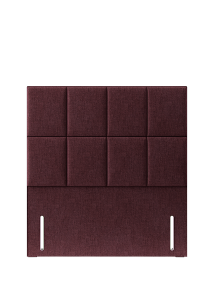 Hypnos Victoria Euro Slim Upholstered Headboard, King Size, Premium Tanzanite