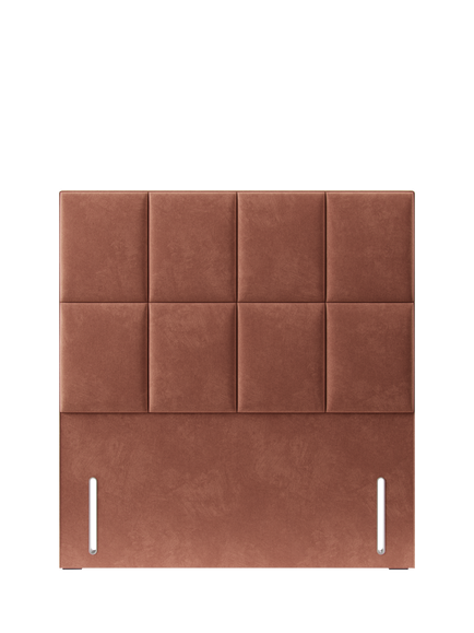 Hypnos Victoria Euro Slim Upholstered Headboard, King Size, Foyle Sienna