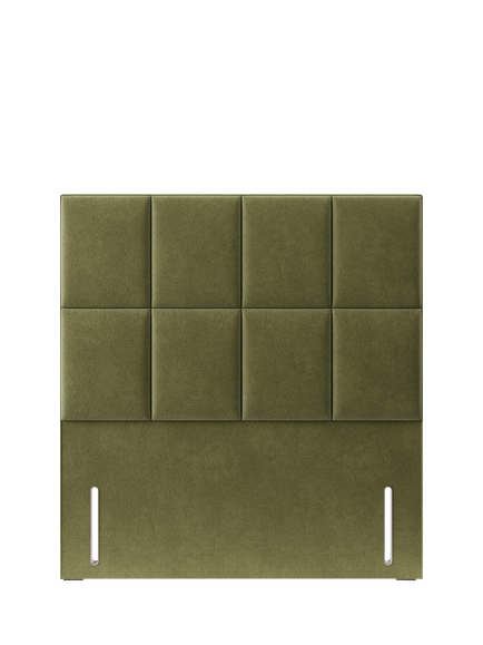 Hypnos Victoria Euro Slim Upholstered Headboard, King Size, Severn Fern