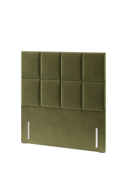 Hypnos Victoria Euro Slim Upholstered Headboard, King Size - view 2, Severn Fern