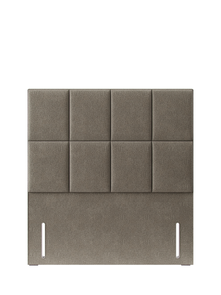 Hypnos Victoria Euro Slim Upholstered Headboard, King Size, Derwent Mushroom