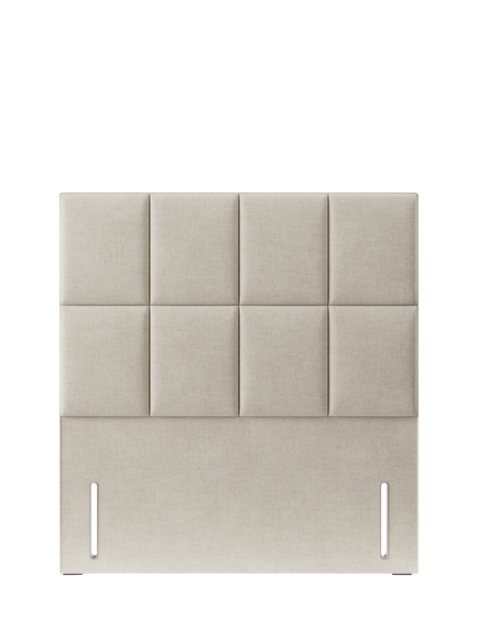 Hypnos Victoria Euro Slim Upholstered Headboard, King Size, Brooklyn Shell