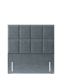 Hypnos Victoria Euro Slim Upholstered Headboard, King Size, Arvalli Storm