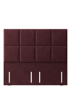 Hypnos Victoria Euro Slim Upholstered Headboard, Super King Size, Prem Tanzanite