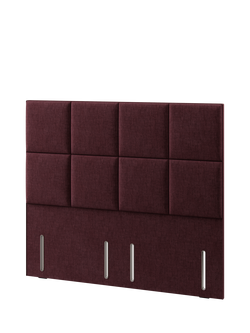 Hypnos Victoria Euro Slim Upholstered Headboard, Super King Size - view 2, Prem Tanzanite