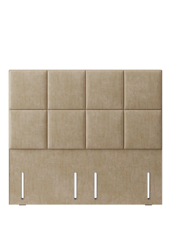 Hypnos Victoria Euro Slim Upholstered Headboard, Super King Size, Premium Sandstone Pearl