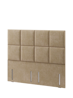 Hypnos Victoria Euro Slim Upholstered Headboard, Super King Size - view 2, Premium Sandstone Pearl