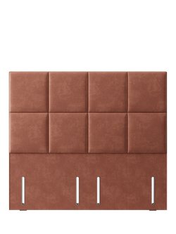 Hypnos Victoria Euro Slim Upholstered Headboard, Super King Size, Foyle Sienna
