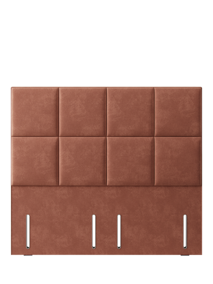 Hypnos Victoria Euro Slim Upholstered Headboard, Super King Size, Foyle Sienna