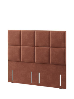 Hypnos Victoria Euro Slim Upholstered Headboard, Super King Size - view 2, Foyle Sienna