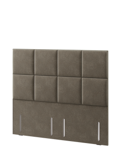 Hypnos Victoria Euro Slim Upholstered Headboard, Super King Size - view 2, Derwent Mushroom