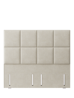 Hypnos Victoria Euro Slim Upholstered Headboard, Super King Size, Brooklyn Shell