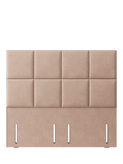 Hypnos Victoria Euro Slim Upholstered Headboard, Super King Size, Atlas Orchid