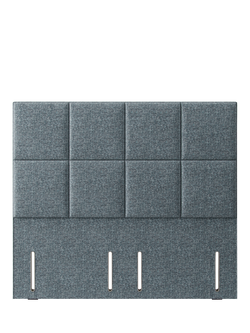 Hypnos Victoria Euro Slim Upholstered Headboard, Super King Size, Arvalli Storm