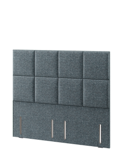 Hypnos Victoria Euro Slim Upholstered Headboard, Super King Size - view 2, Arvalli Storm