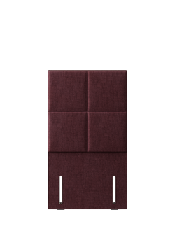 Hypnos Victoria Euro Slim Upholstered Headboard, Single, Premium Tanzanite