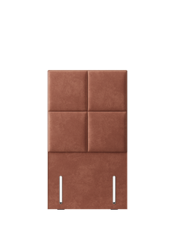 Hypnos Victoria Euro Slim Upholstered Headboard, Single, Foyle Sienna