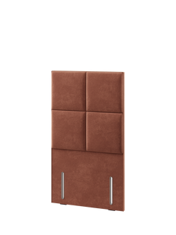 Hypnos Victoria Euro Slim Upholstered Headboard, Single - view 2, Foyle Sienna