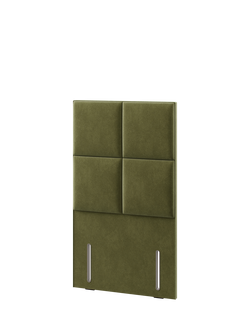 Hypnos Victoria Euro Slim Upholstered Headboard, Single - view 2, Severn Fern