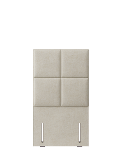 Hypnos Victoria Euro Slim Upholstered Headboard, Single, Brooklyn Shell