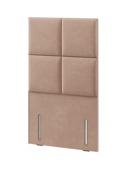 Hypnos Victoria Euro Slim Upholstered Headboard, Single - view 2, Atlas Orchid
