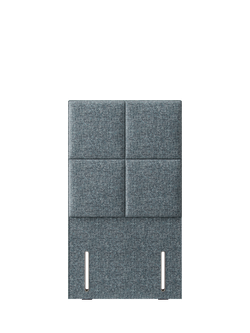 Hypnos Victoria Euro Slim Upholstered Headboard, Single, Arvalli Storm
