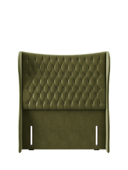Hypnos Elizabeth Extra Wide Upholstered Headboard, Double, Severn Fern