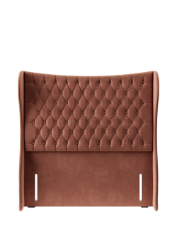 Hypnos Elizabeth Extra Wide Upholstered Headboard, King Size, Foyle Sienna