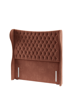 Hypnos Elizabeth Extra Wide Upholstered Headboard, King Size - view 2, Foyle Sienna