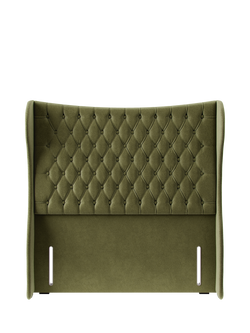 Hypnos Elizabeth Extra Wide Upholstered Headboard, King Size, Severn Fern
