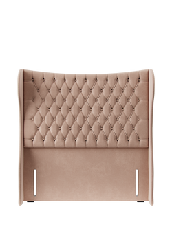 Hypnos Elizabeth Extra Wide Upholstered Headboard, King Size, Atlas Orchid