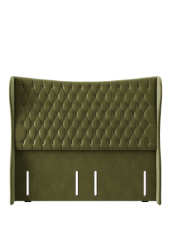 Hypnos Elizabeth Extra Wide Upholstered Headboard, King Size, Severn Fern