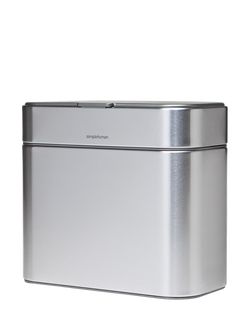 Simplehuman Compost Caddy, Stainless Steel, 4L, Stainless Steel