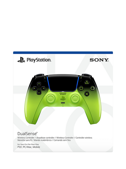 PlayStation 5 DualSense Wireless Controller, HYPERPOP Collection, Remix Green - view 2, Remix Green