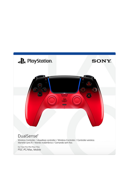 PlayStation 5 DualSense Wireless Controller, HYPERPOP Collection, Techno Red - view 2, Techno Red