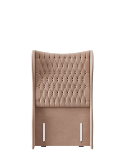 Hypnos Elizabeth Extra Wide Upholstered Headboard, Single, Atlas Orchid