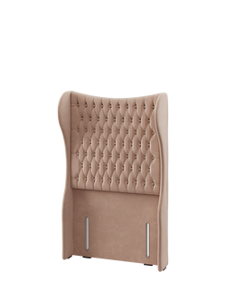 Hypnos Elizabeth Extra Wide Upholstered Headboard, Single - view 2, Atlas Orchid