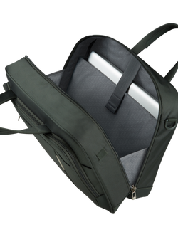 Samsonite Respark Laptop Shoulder Bag, 15L - view 2, Forest Green