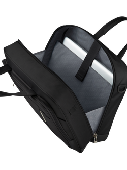 Samsonite Respark Laptop Shoulder Bag, Ozone Black - view 2, Ozone Black