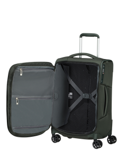 Samsonite Respark 55cm Double Wheel Cabin Spinner Suitcase, 59L, Forest Green - view 2, Forest Green