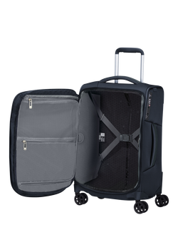 Samsonite Respark 55cm Double Wheel Cabin Spinner Suitcase, 59L, Forest Green - view 2, Midnight Blue